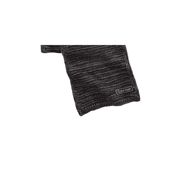 Calvin Klein Men's Marled Reversible Scarf Black Size Regular - Picture 3 of 3